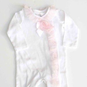 First Impressions Baby Girl 0-3m Footed Tulle